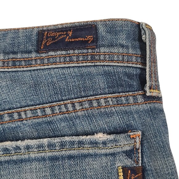 Citizens Of Humanity Jeans Womens 29 (29x29) Flare Low Rise Stretch Ingrid 002 - Picture 8 of 14
